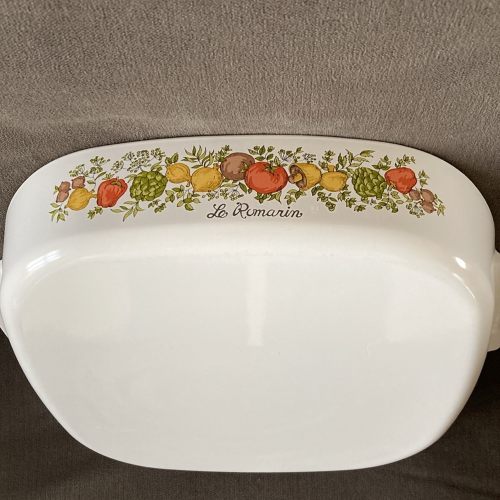 Vintage Corning Ware L’Echalote Spice of Life Casserole Dish 2.5 Liter - Picture 12 of 14
